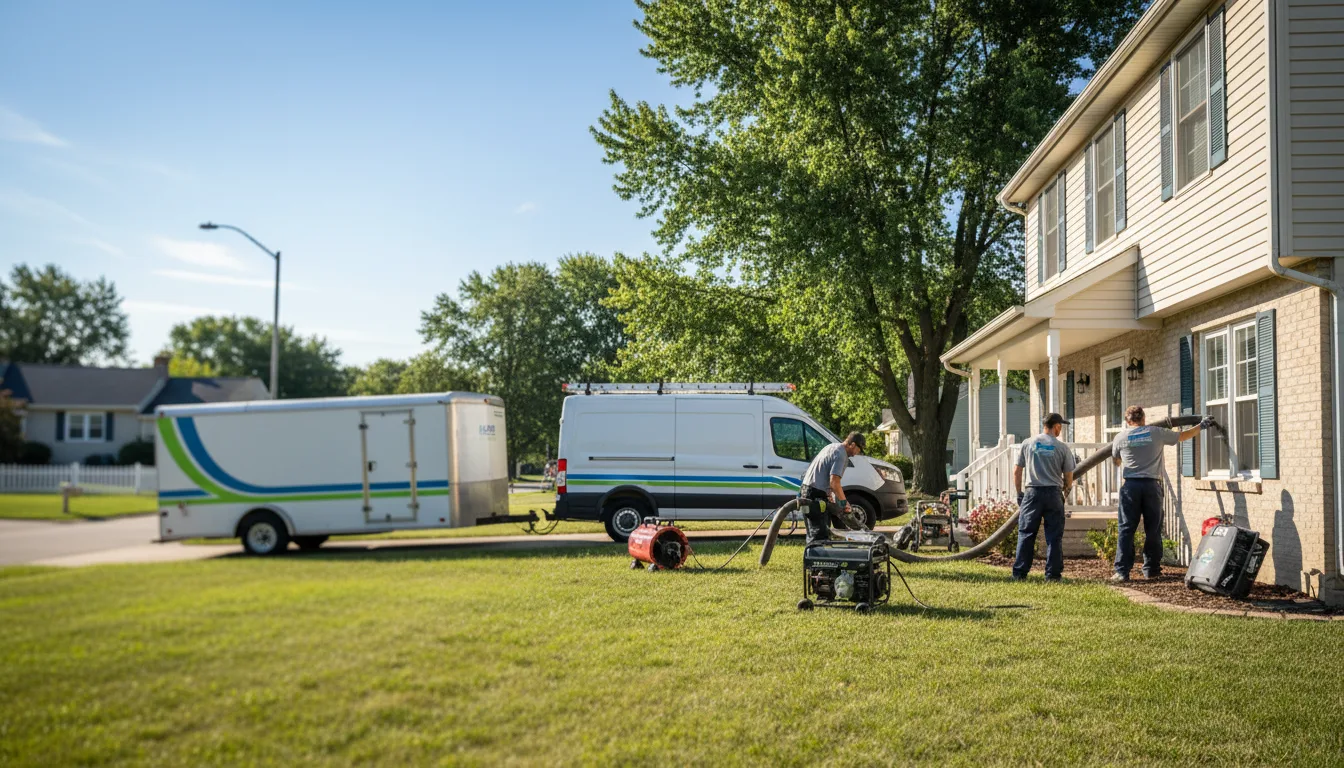 Flooded Basement Restoration And Cleanup With Repair in Gratiot, OH near me